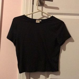 cropped black t shirt marshalls